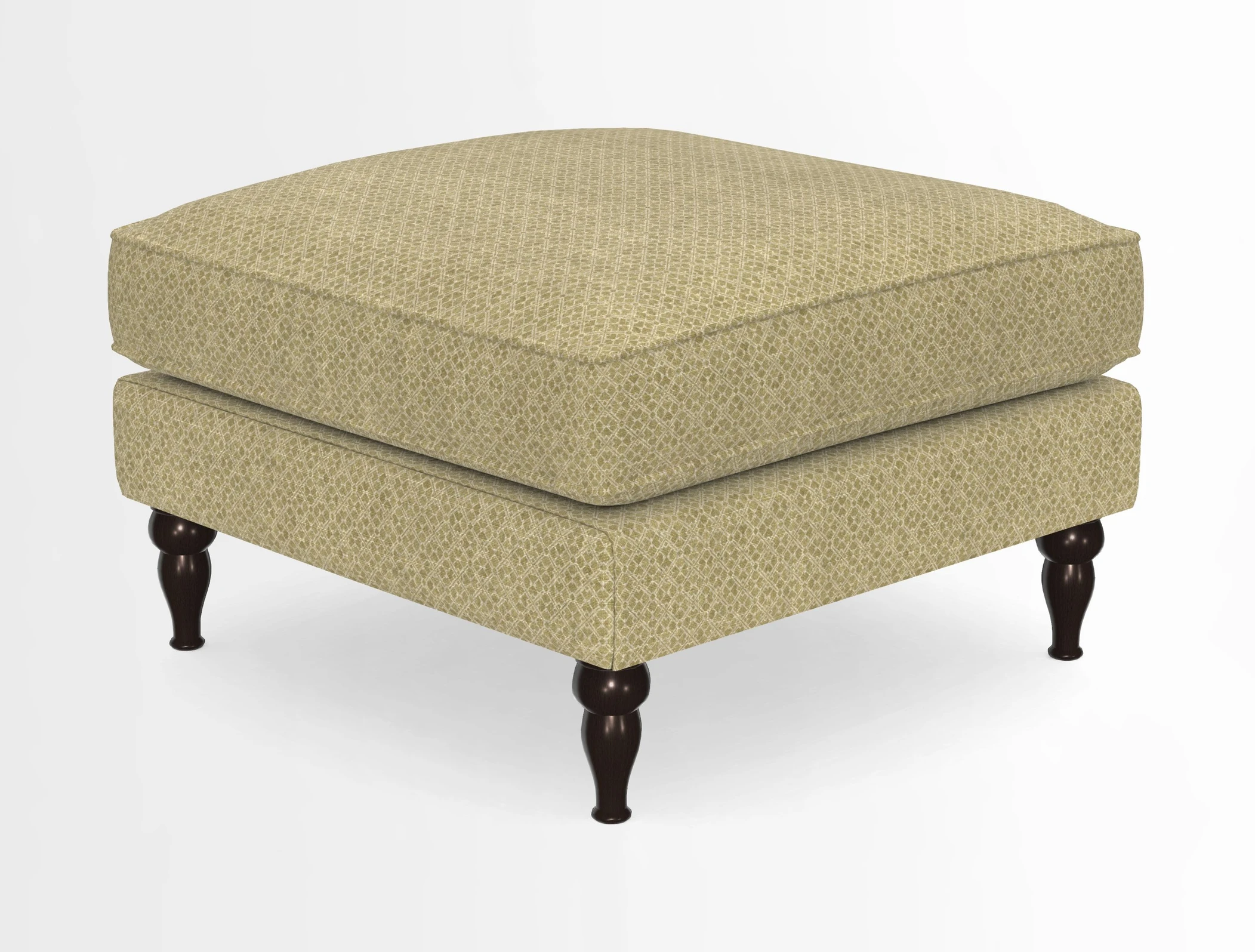 Cooksbridge Standard Footstool in Two Tone Plain Biscuit