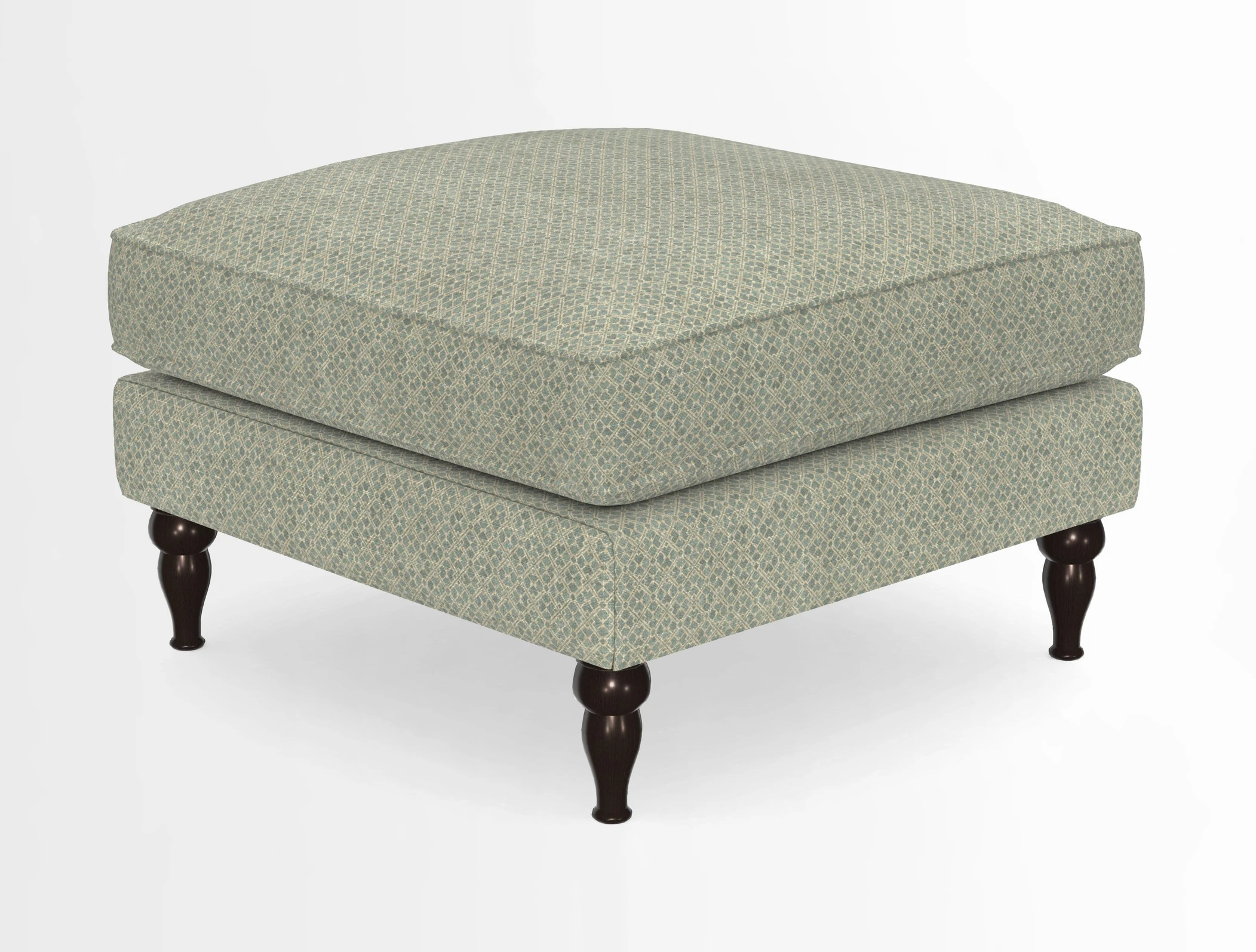 Cooksbridge Standard Footstool in Two Tone Plain Biscuit
