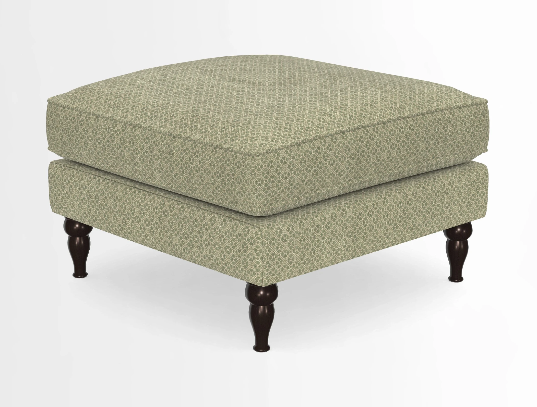 Cooksbridge Standard Footstool in Two Tone Plain Biscuit