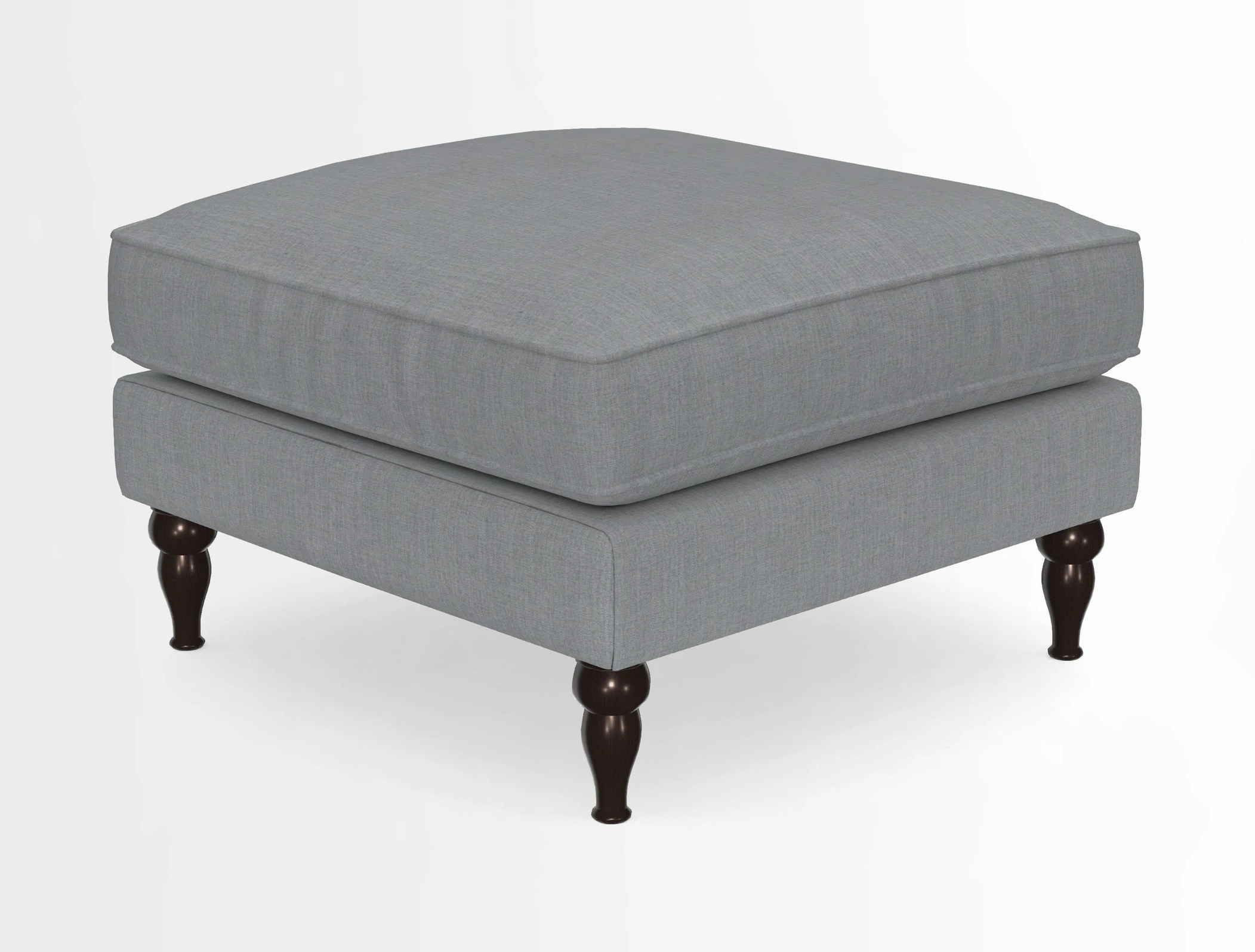 Cooksbridge Standard Footstool in Two Tone Plain Biscuit