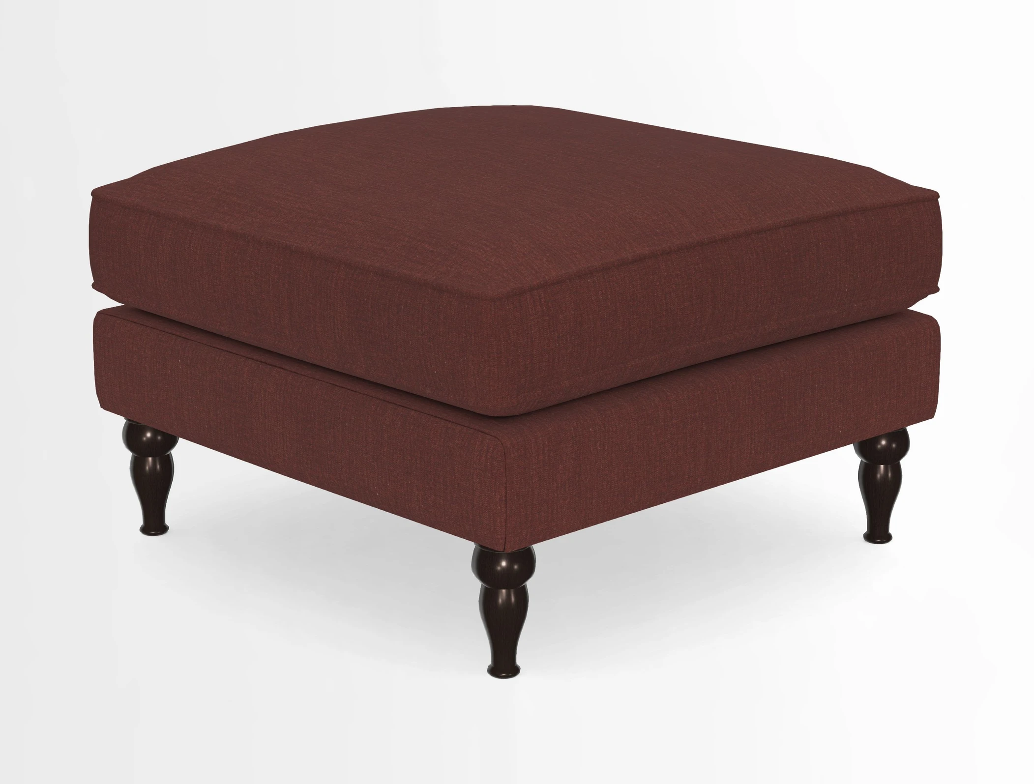 Cooksbridge Standard Footstool in Two Tone Plain Biscuit