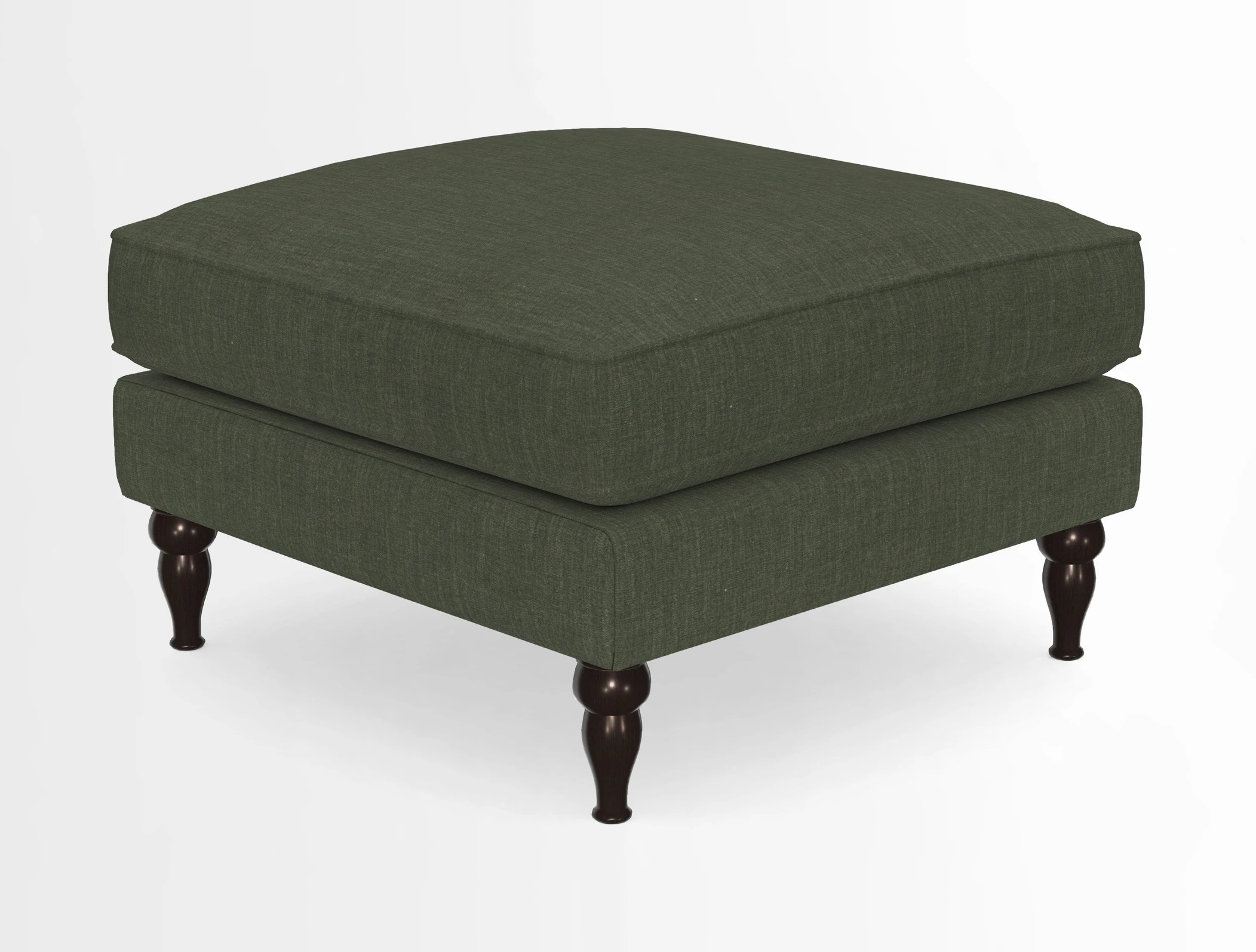 Cooksbridge Standard Footstool in Two Tone Plain Biscuit