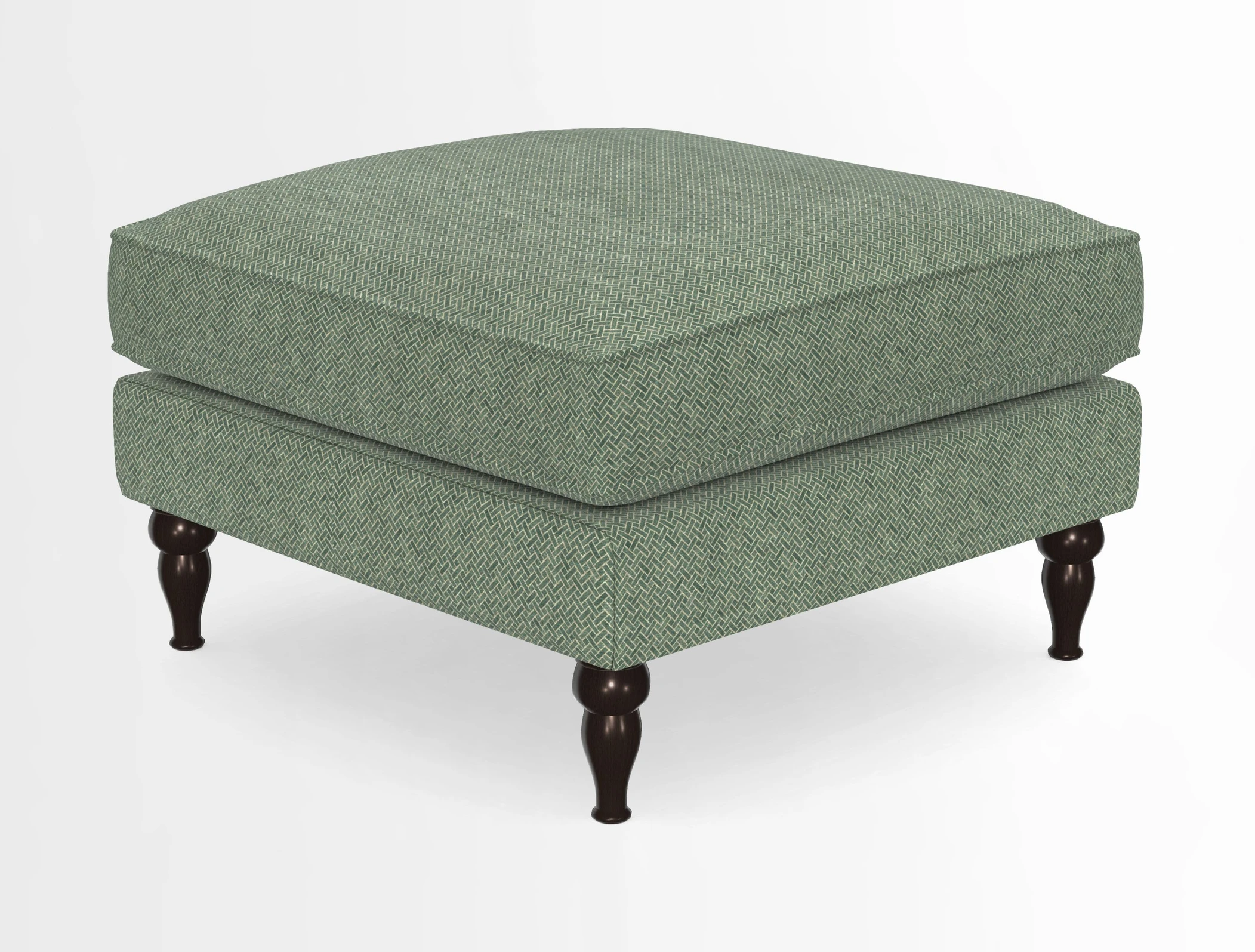 Cooksbridge Standard Footstool in Two Tone Plain Biscuit