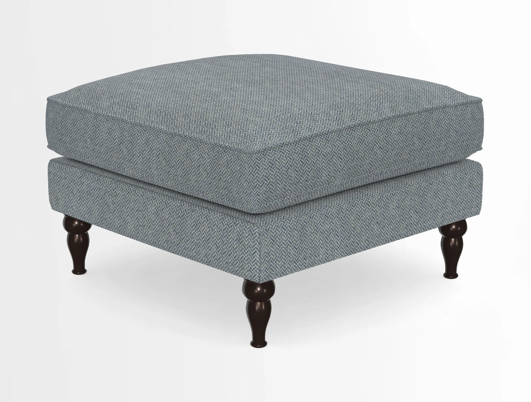Cooksbridge Standard Footstool in Two Tone Plain Biscuit