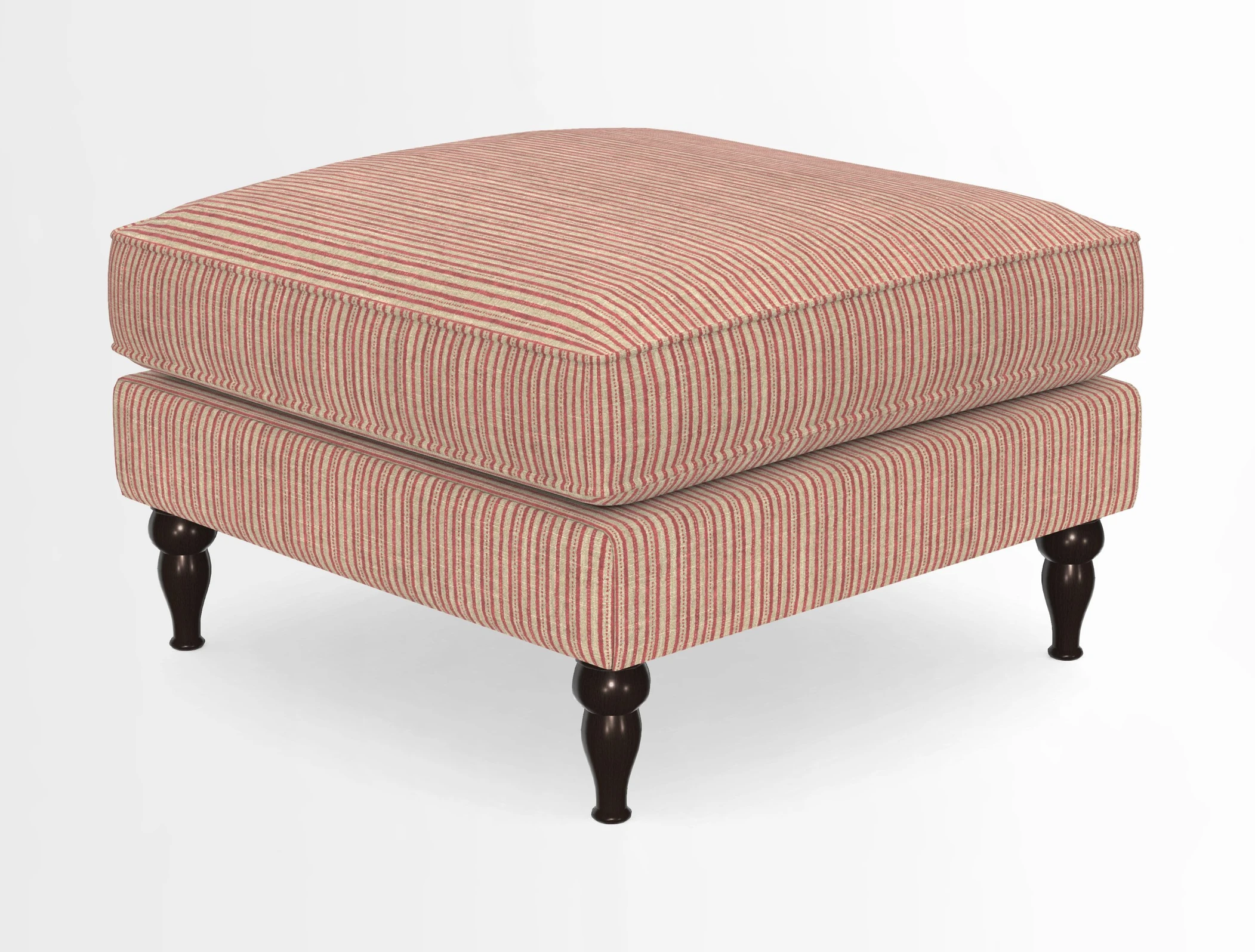 Cooksbridge Standard Footstool in Two Tone Plain Biscuit