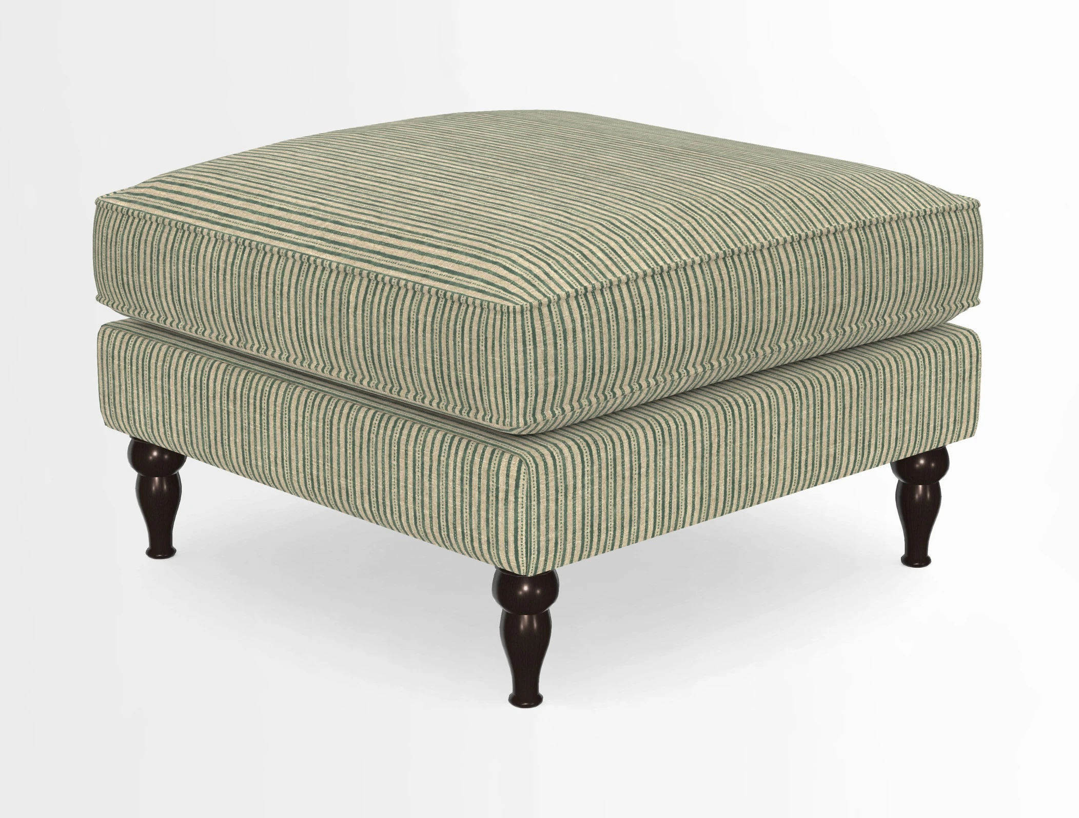 Cooksbridge Standard Footstool in Two Tone Plain Biscuit