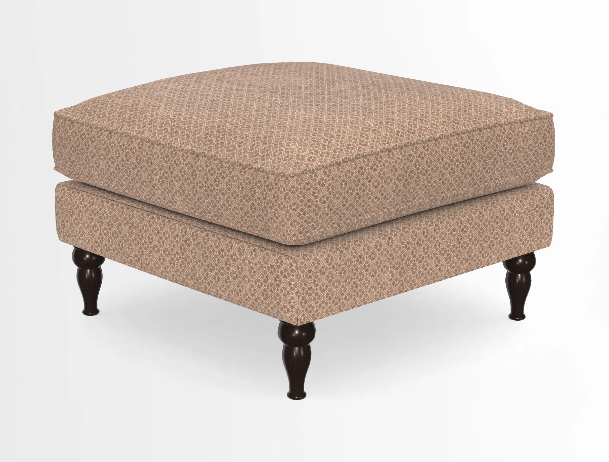Cooksbridge Standard Footstool in Two Tone Plain Biscuit