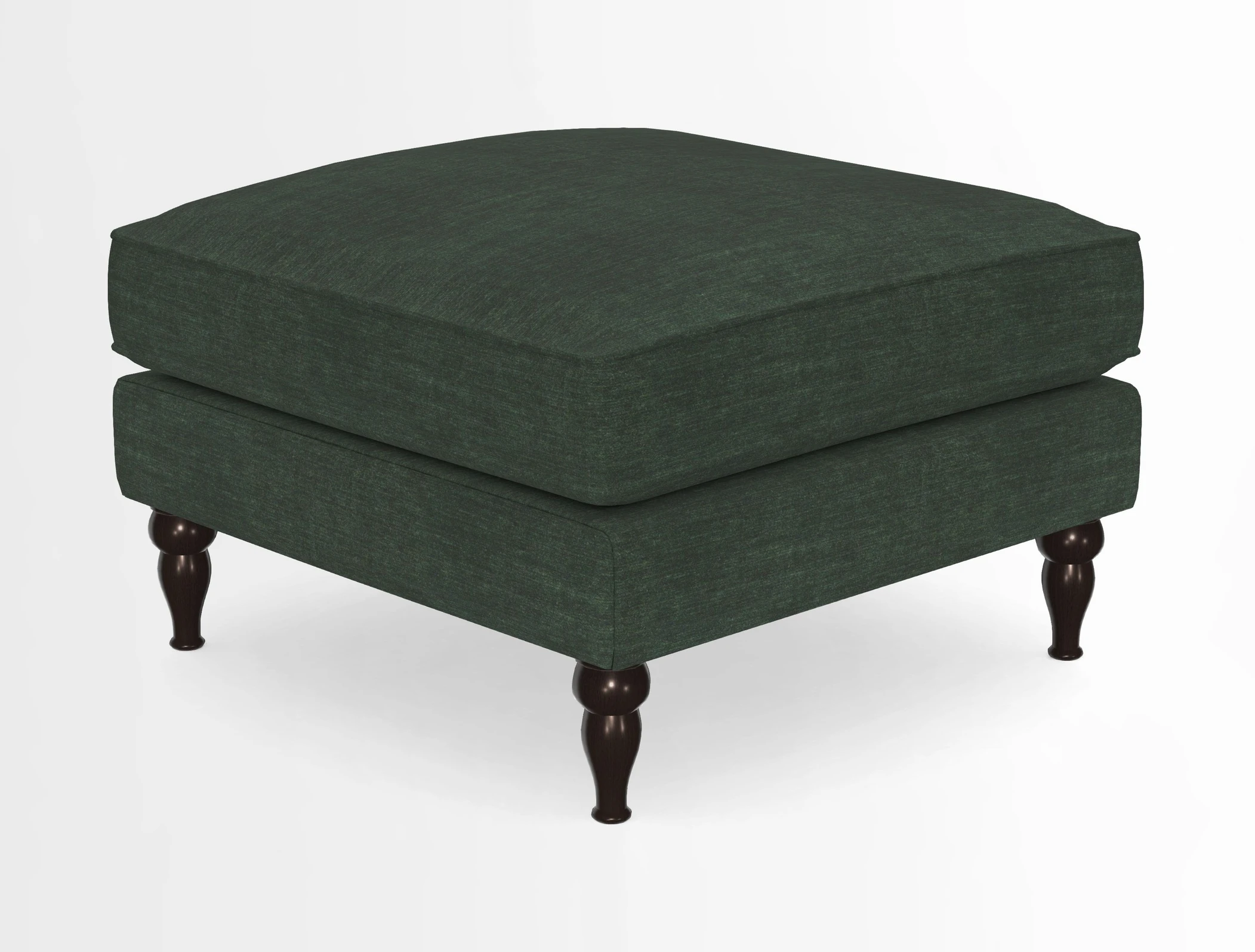 Cooksbridge Standard Footstool in Two Tone Plain Biscuit