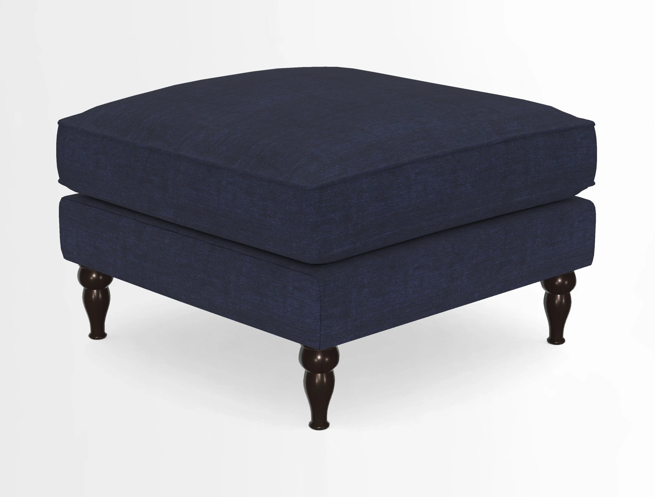 Cooksbridge Standard Footstool in Two Tone Plain Biscuit