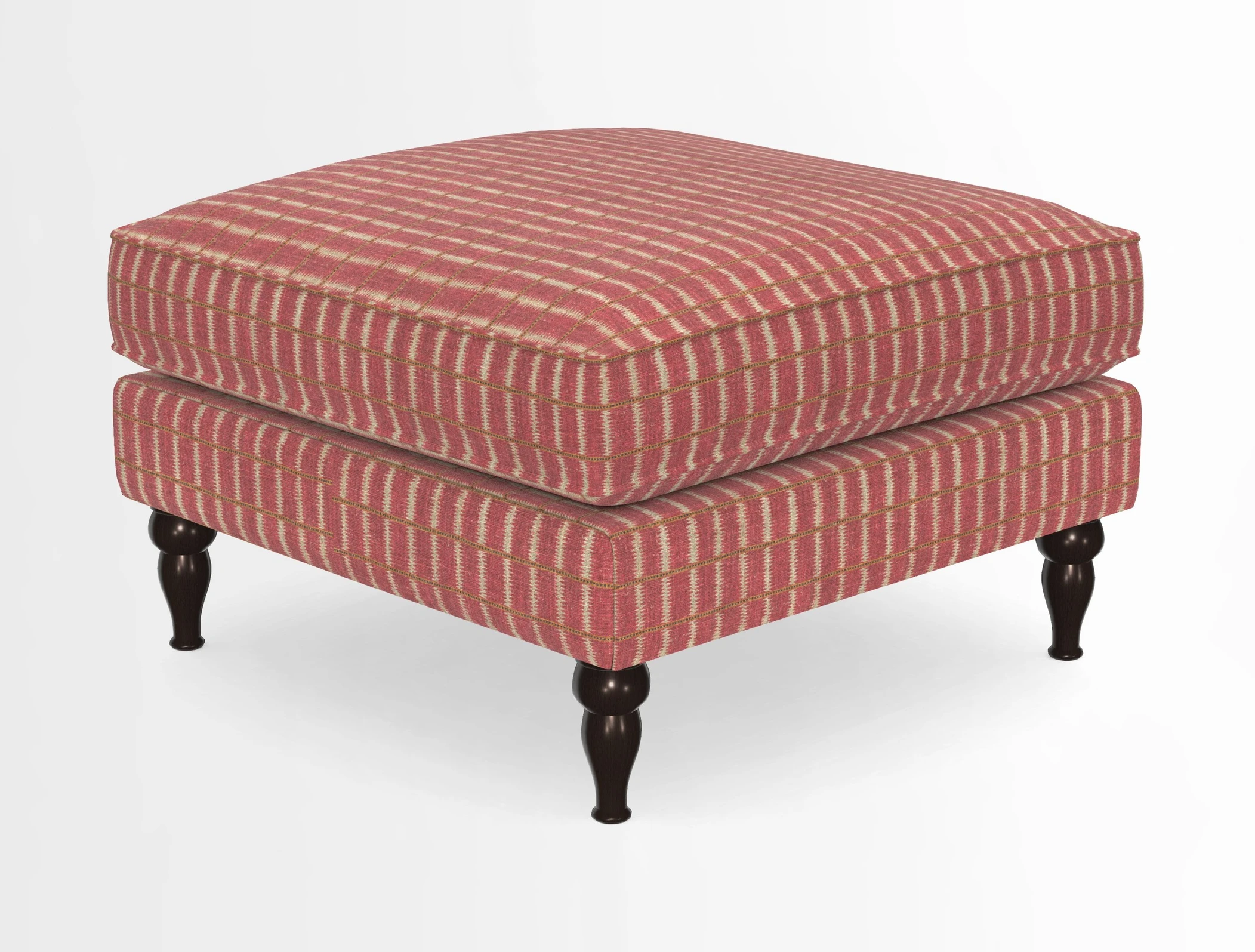Cooksbridge Standard Footstool in Two Tone Plain Biscuit