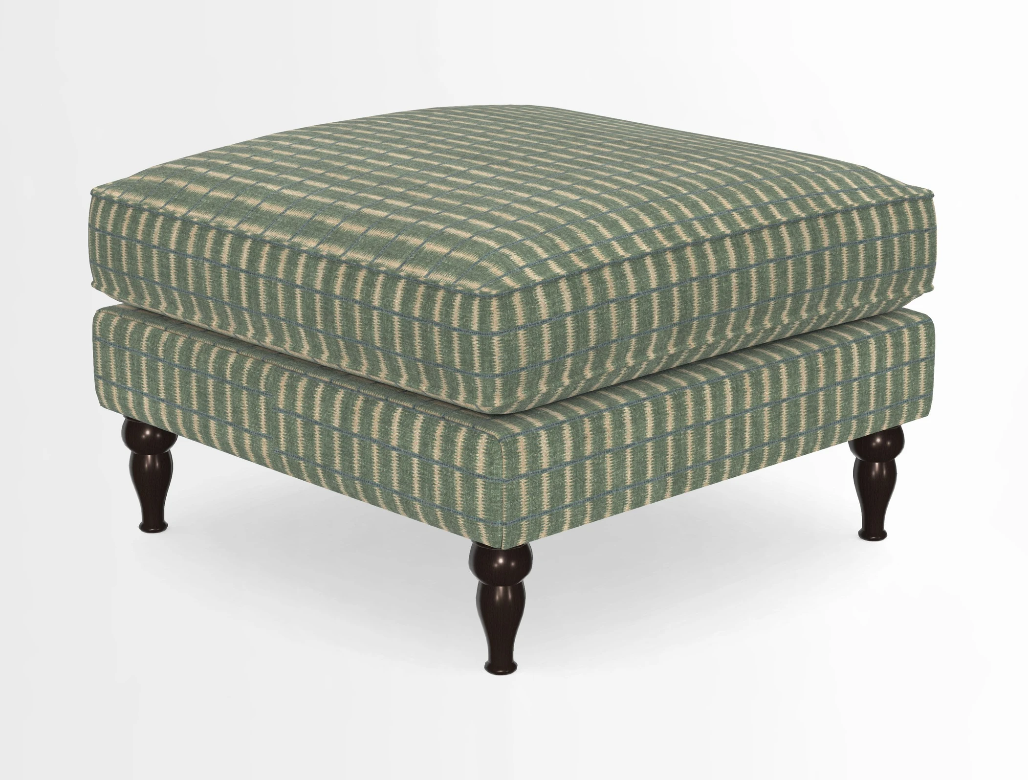 Cooksbridge Standard Footstool in Two Tone Plain Biscuit
