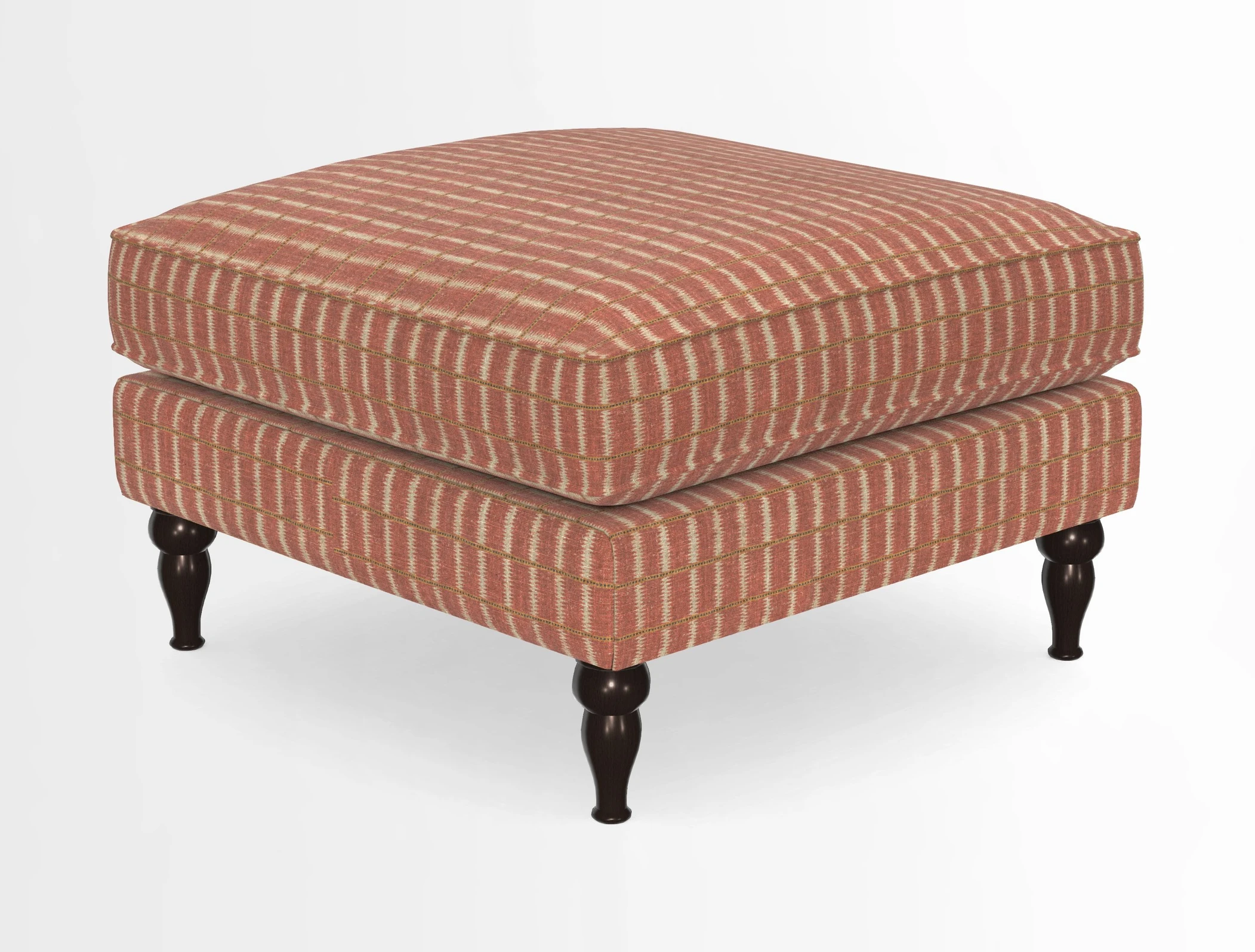 Cooksbridge Standard Footstool in Two Tone Plain Biscuit