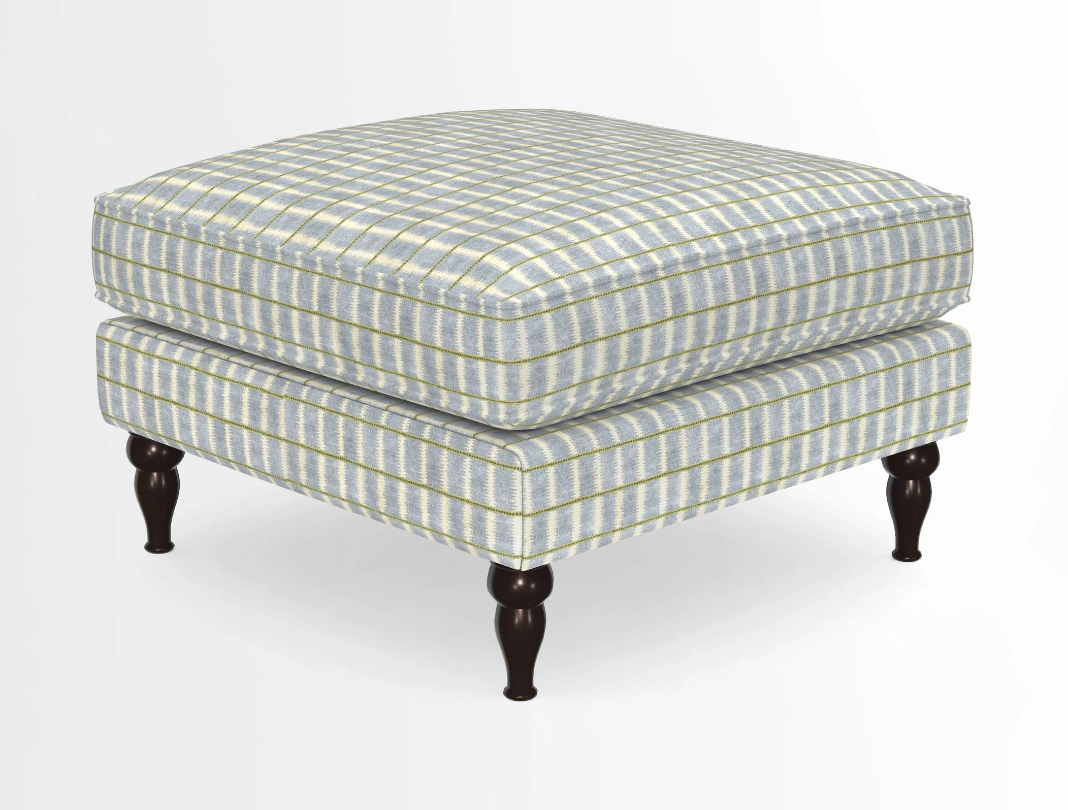 Cooksbridge Standard Footstool in Two Tone Plain Biscuit