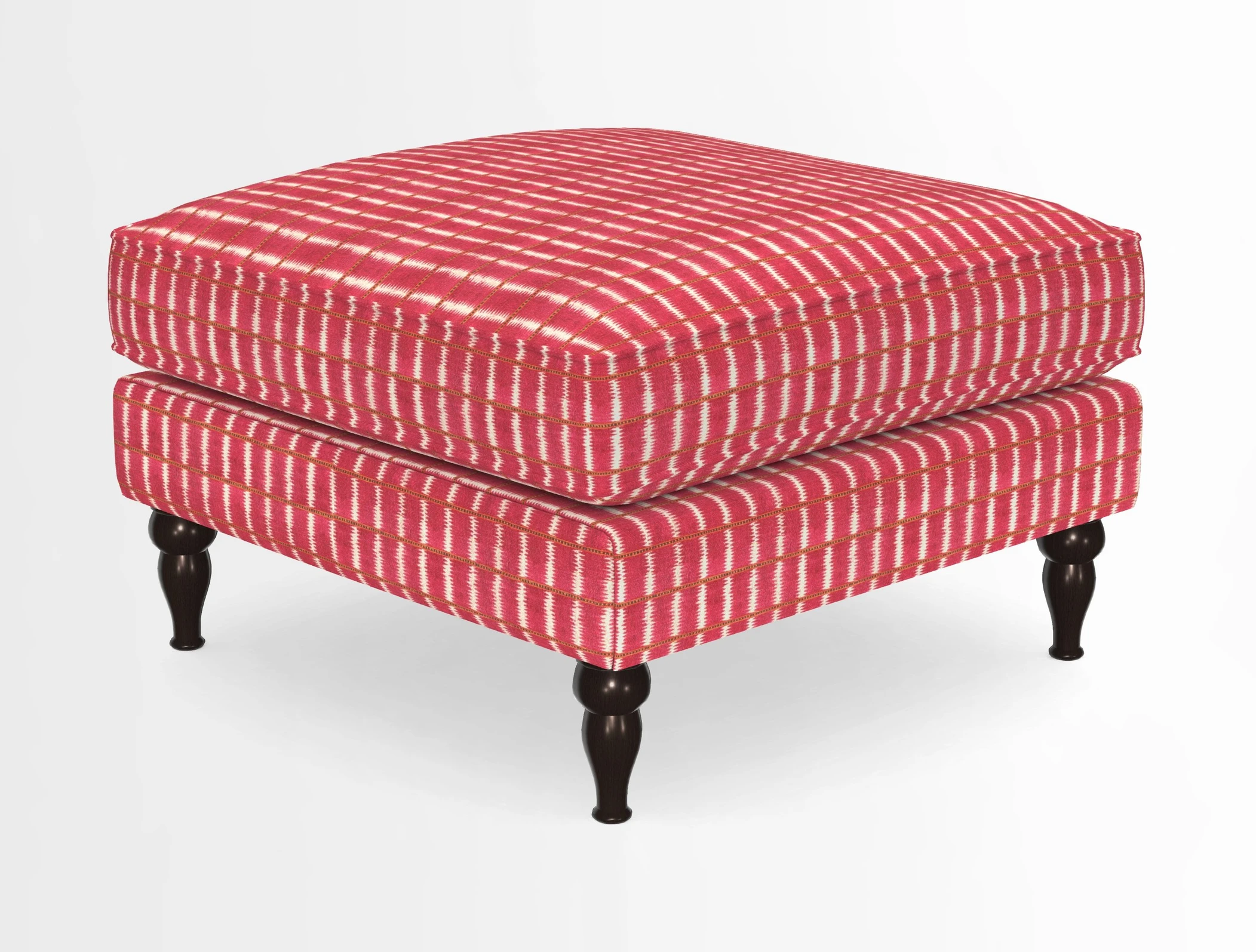 Cooksbridge Standard Footstool in Two Tone Plain Biscuit