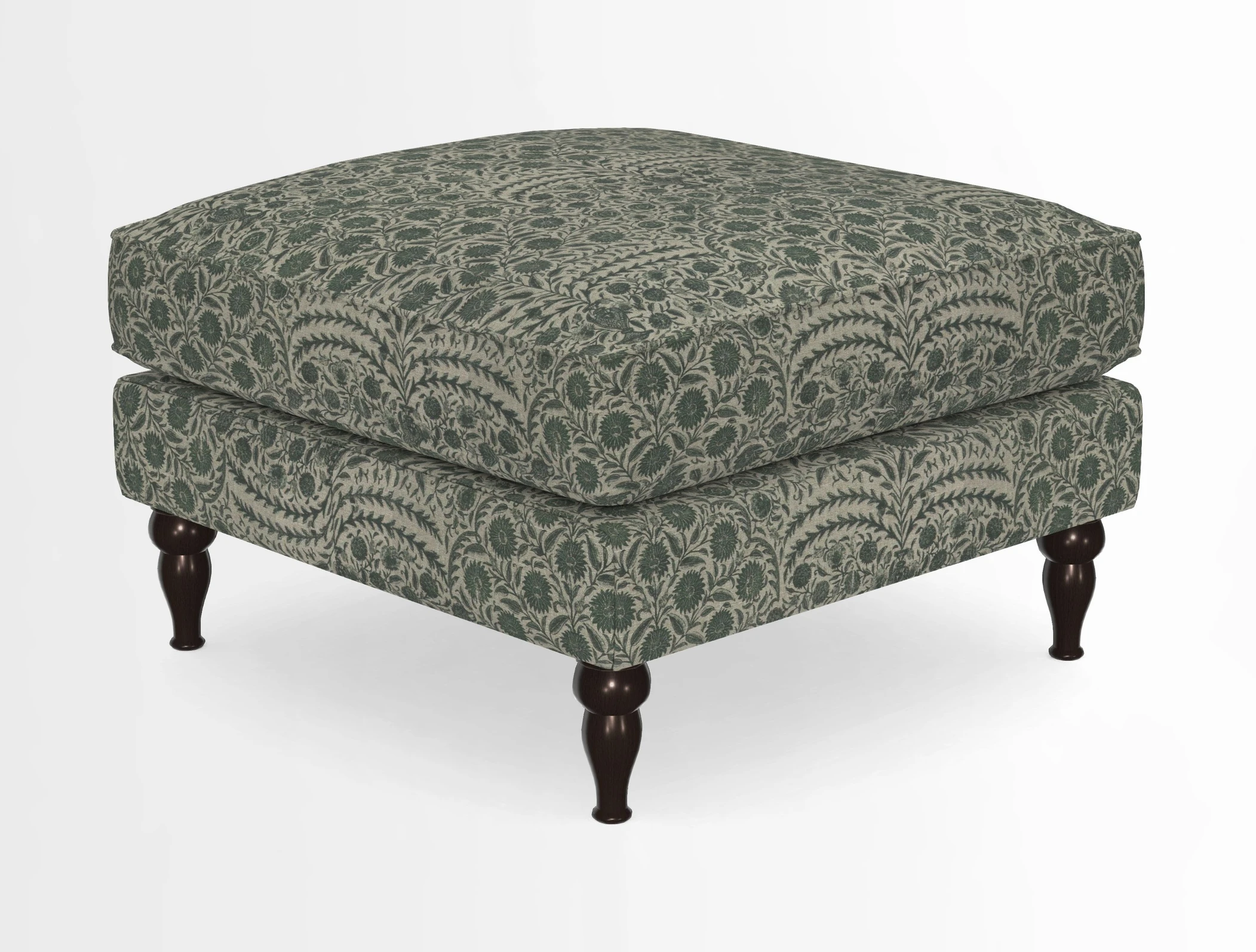 Cooksbridge Standard Footstool in Two Tone Plain Biscuit