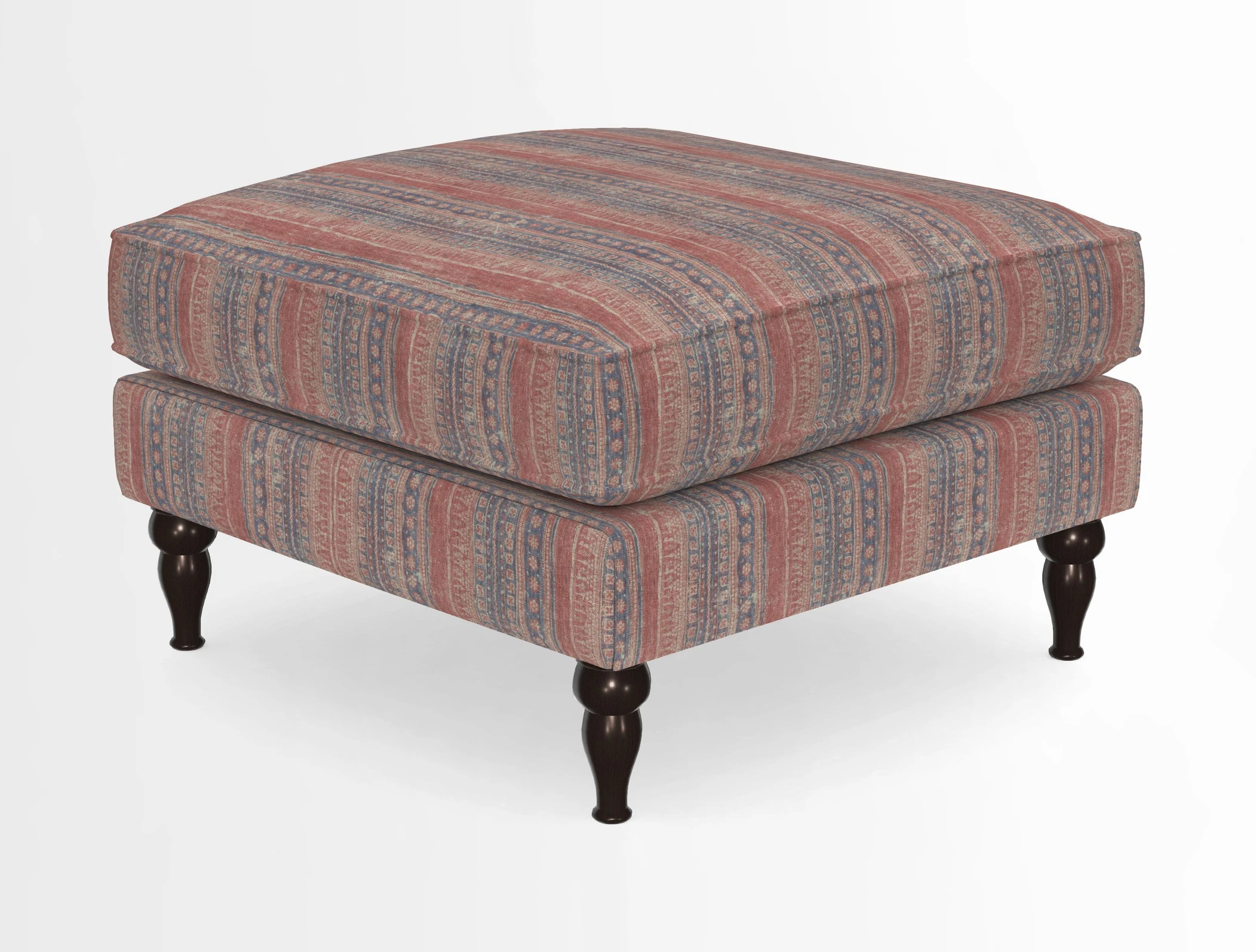 Cooksbridge Standard Footstool in Two Tone Plain Biscuit