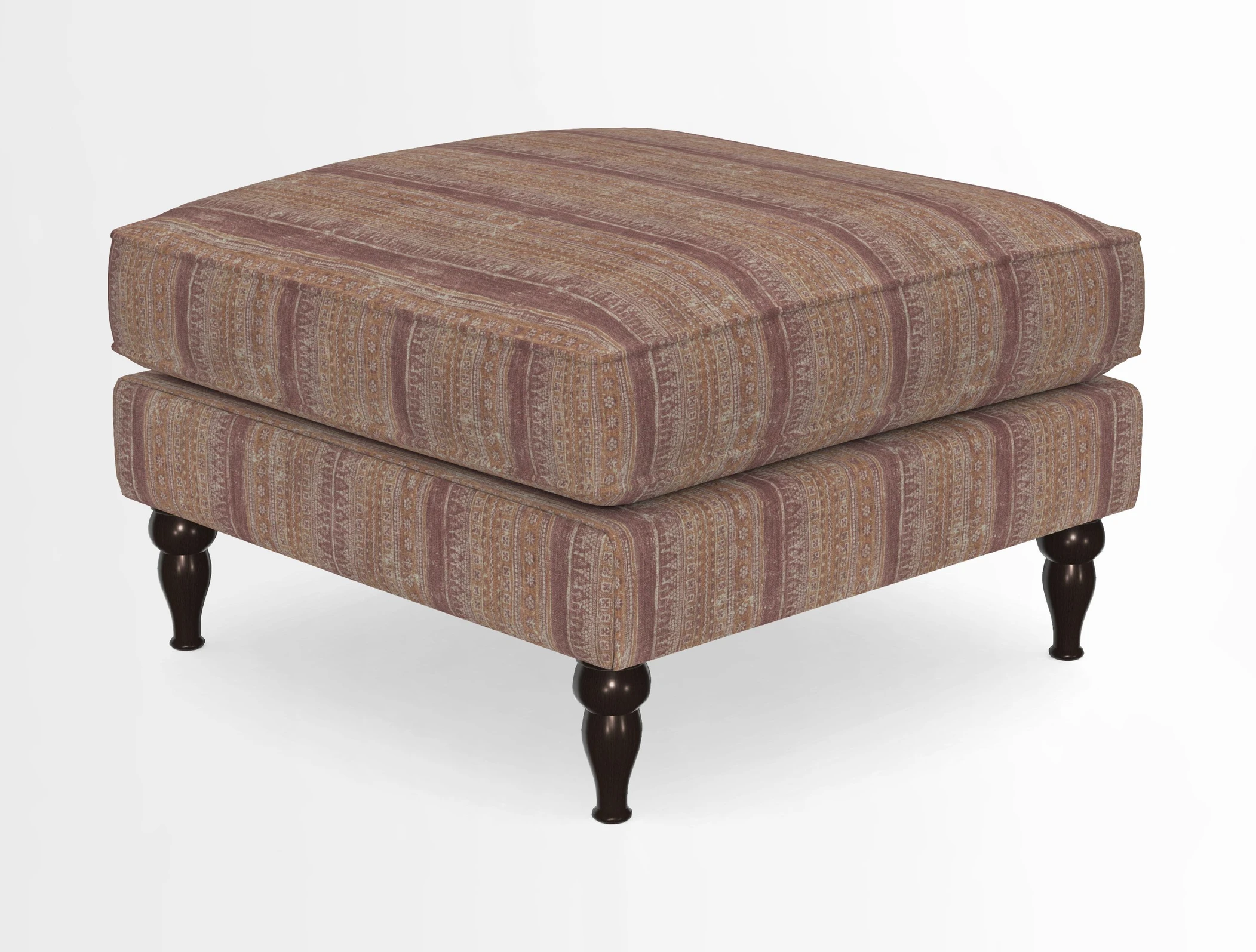 Cooksbridge Standard Footstool in Two Tone Plain Biscuit