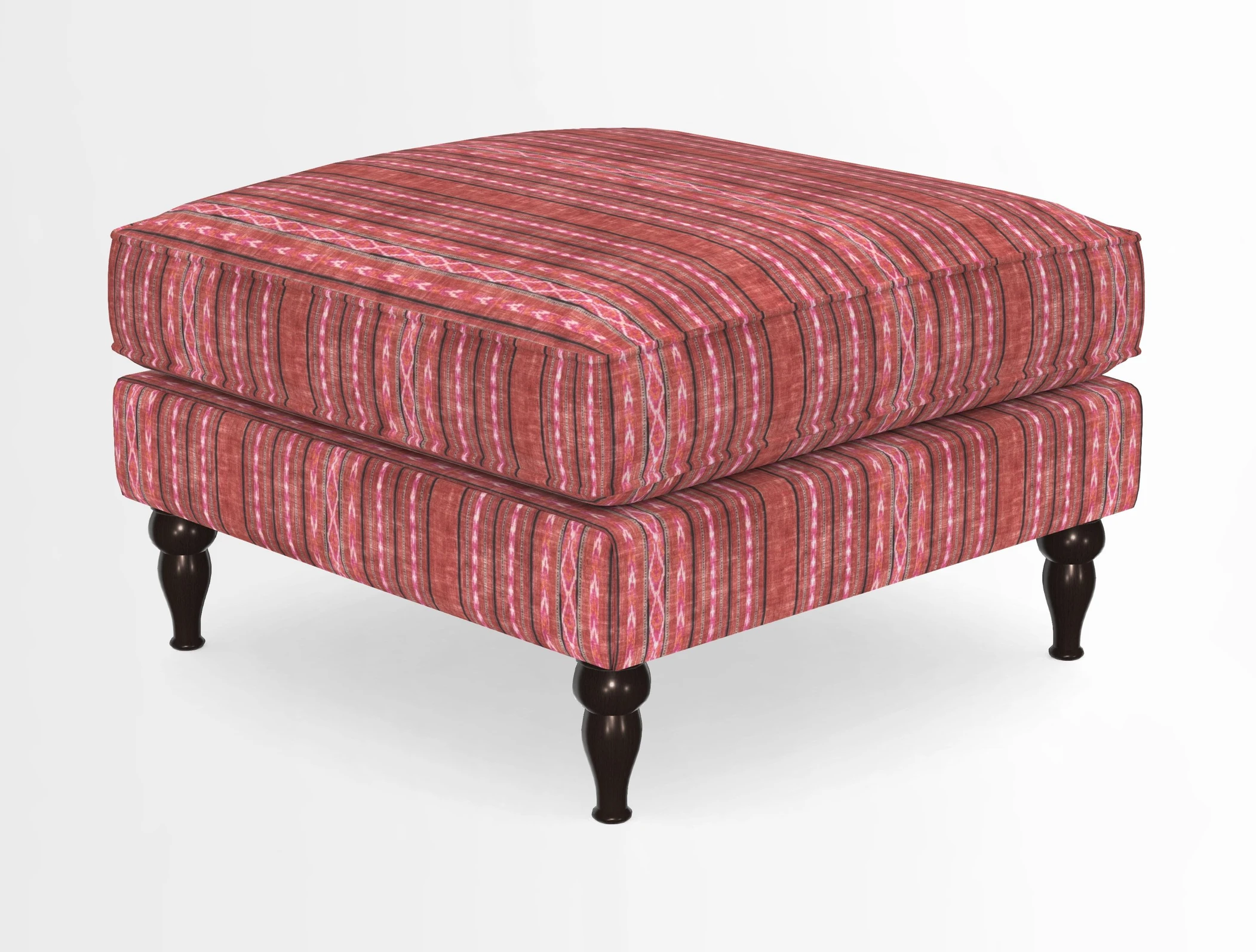 Cooksbridge Standard Footstool in Two Tone Plain Biscuit