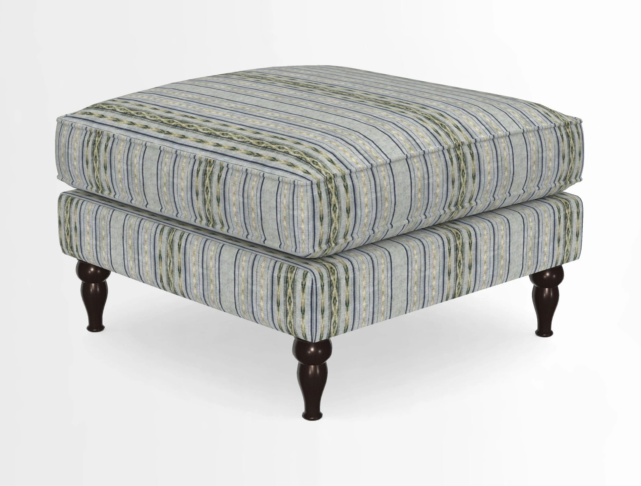 Cooksbridge Standard Footstool in Two Tone Plain Biscuit