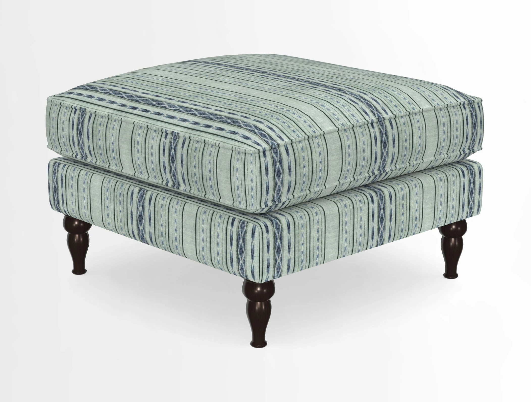 Cooksbridge Standard Footstool in Two Tone Plain Biscuit