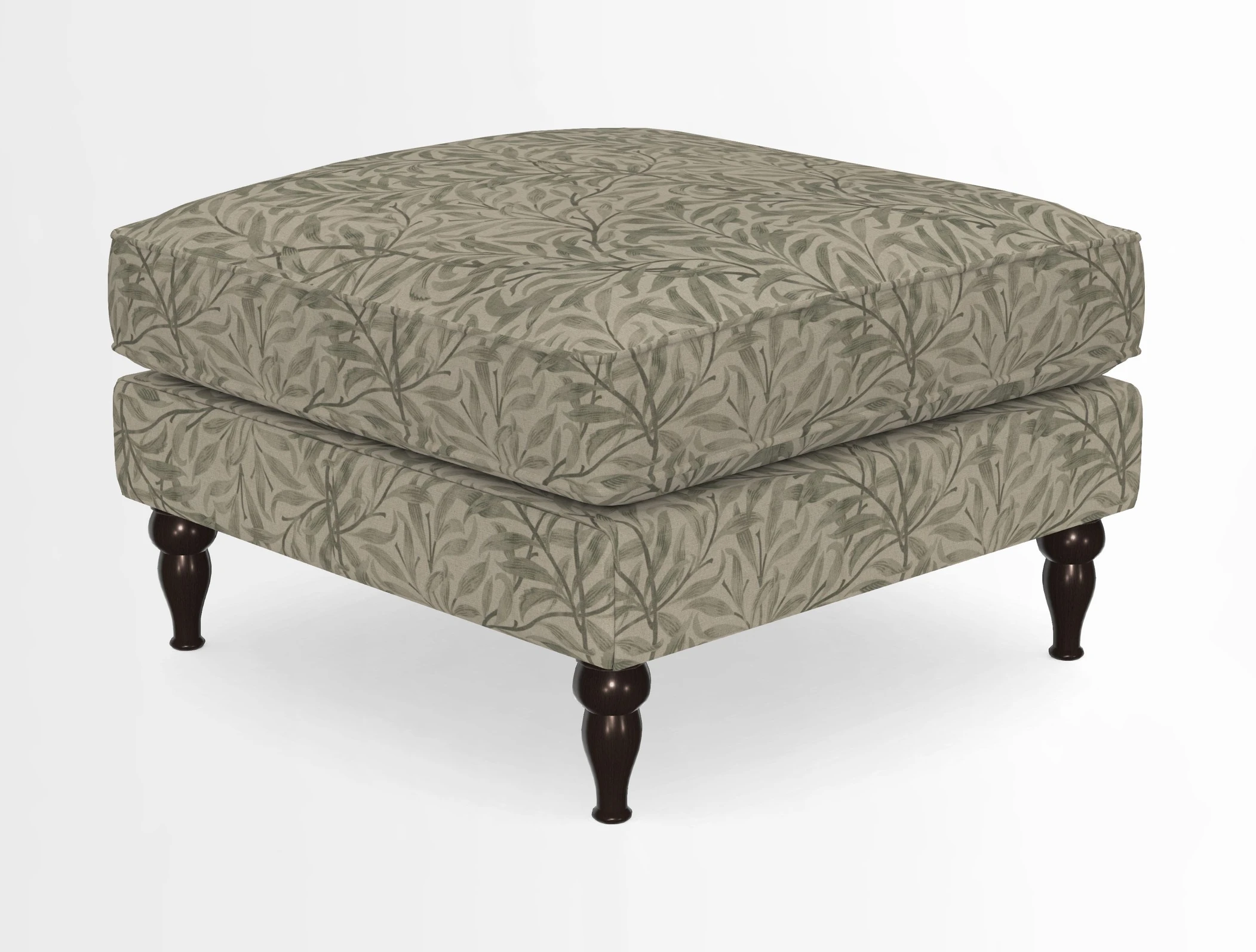 Cooksbridge Standard Footstool in Two Tone Plain Biscuit