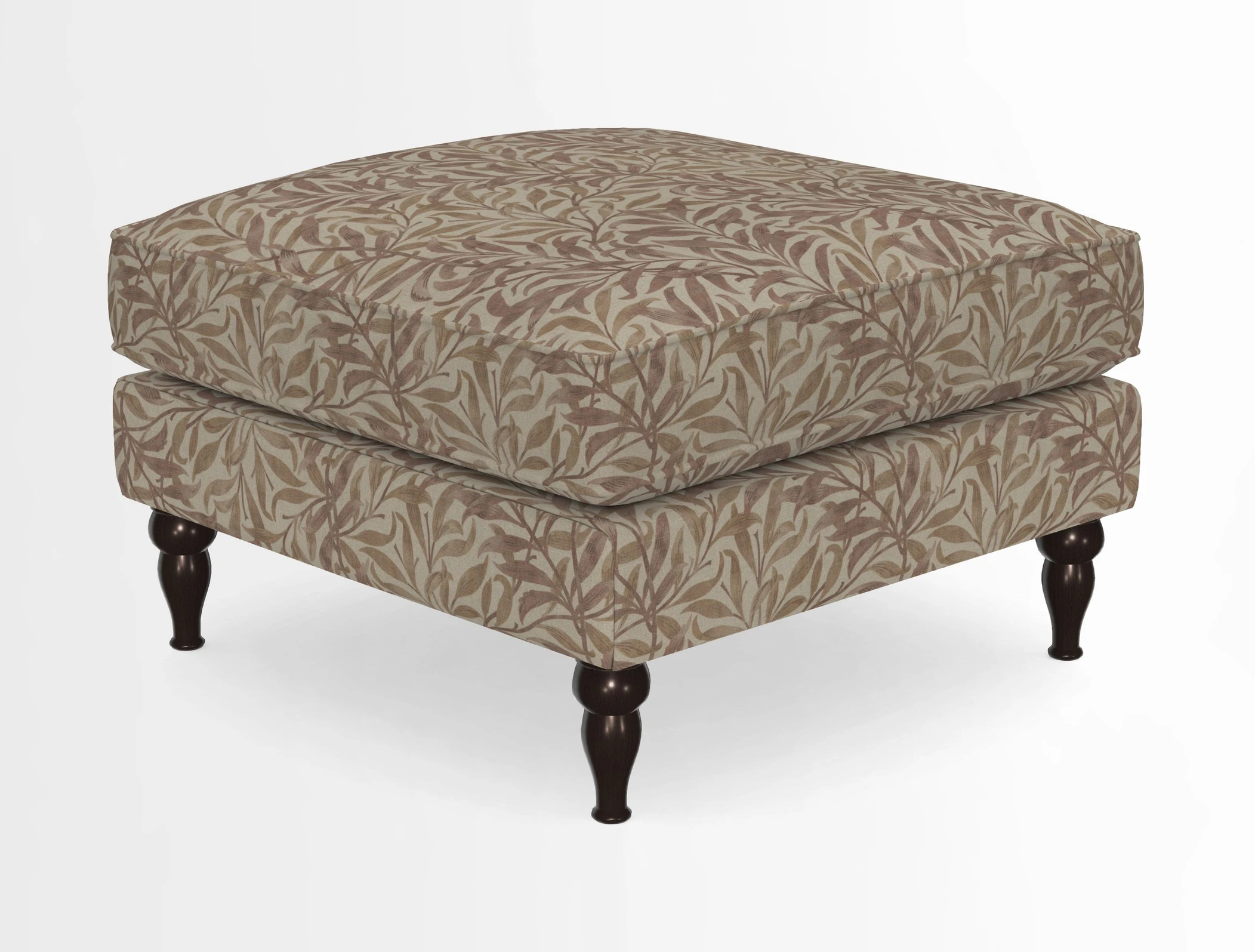 Cooksbridge Standard Footstool in Two Tone Plain Biscuit
