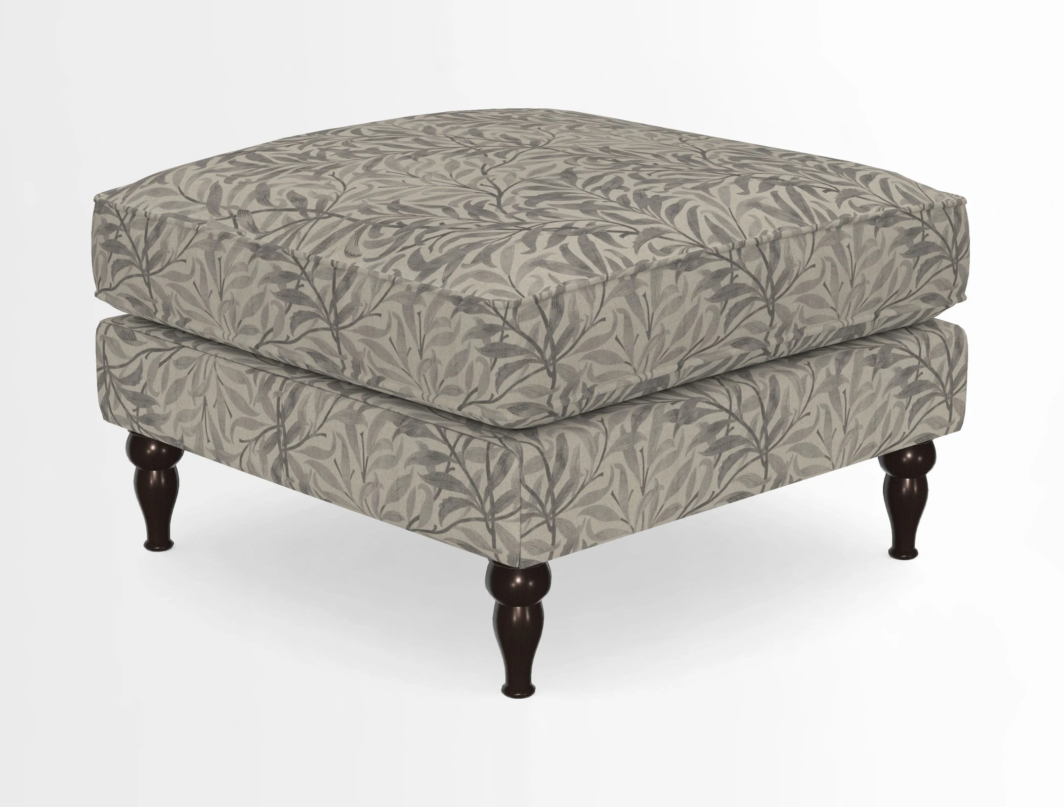 Cooksbridge Standard Footstool in Two Tone Plain Biscuit