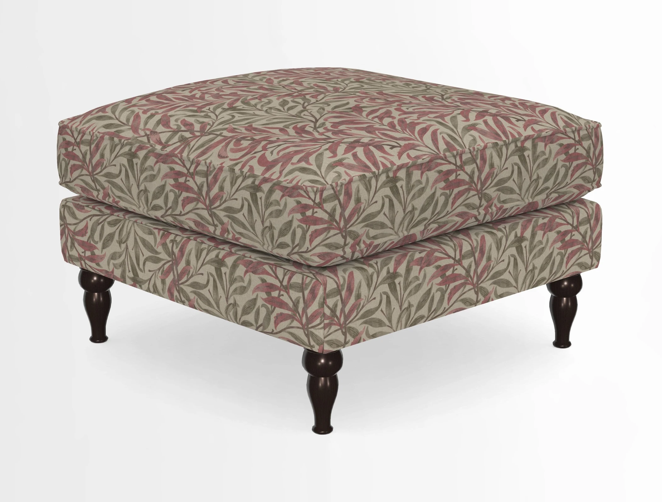 Cooksbridge Standard Footstool in Two Tone Plain Biscuit