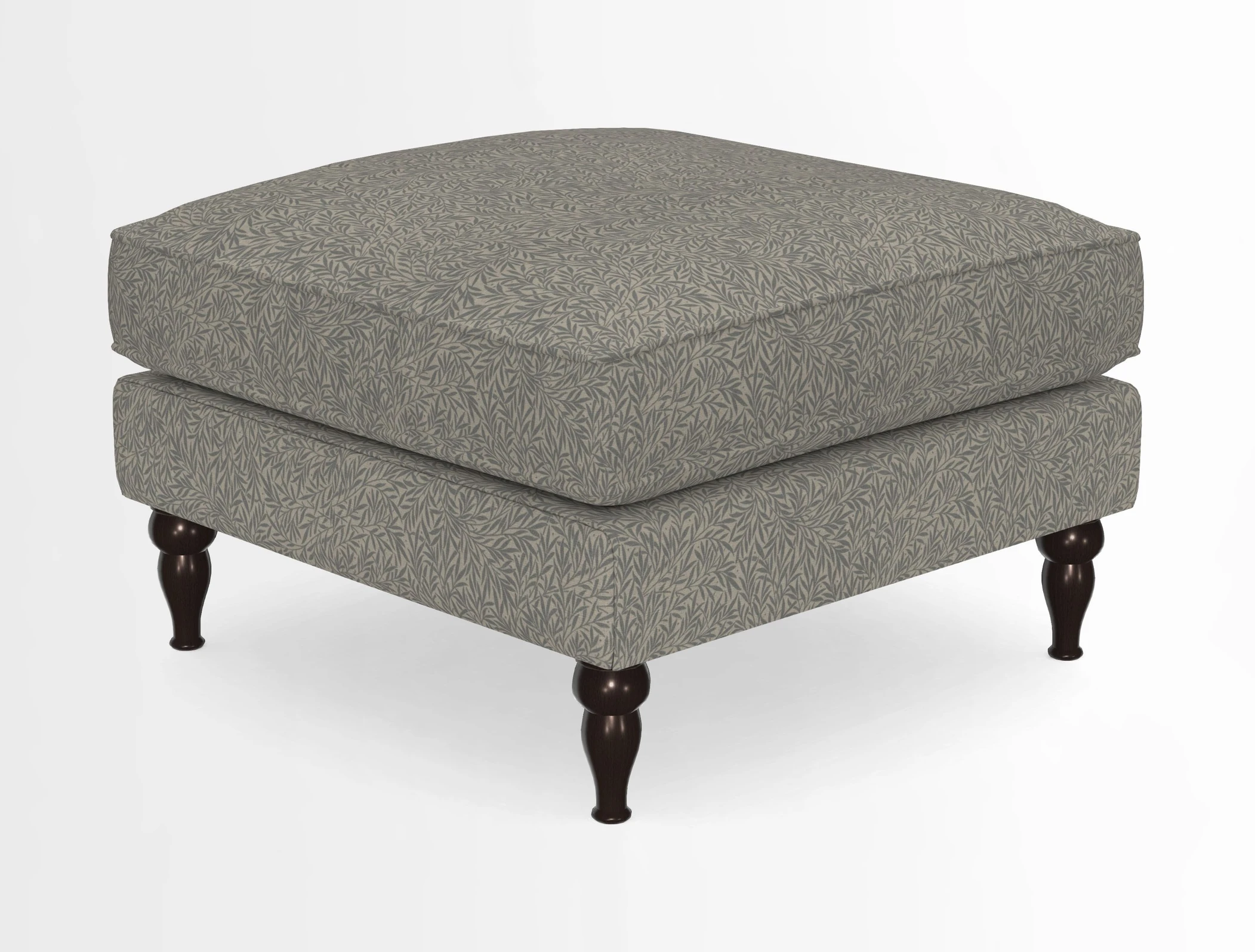 Cooksbridge Standard Footstool in Two Tone Plain Biscuit
