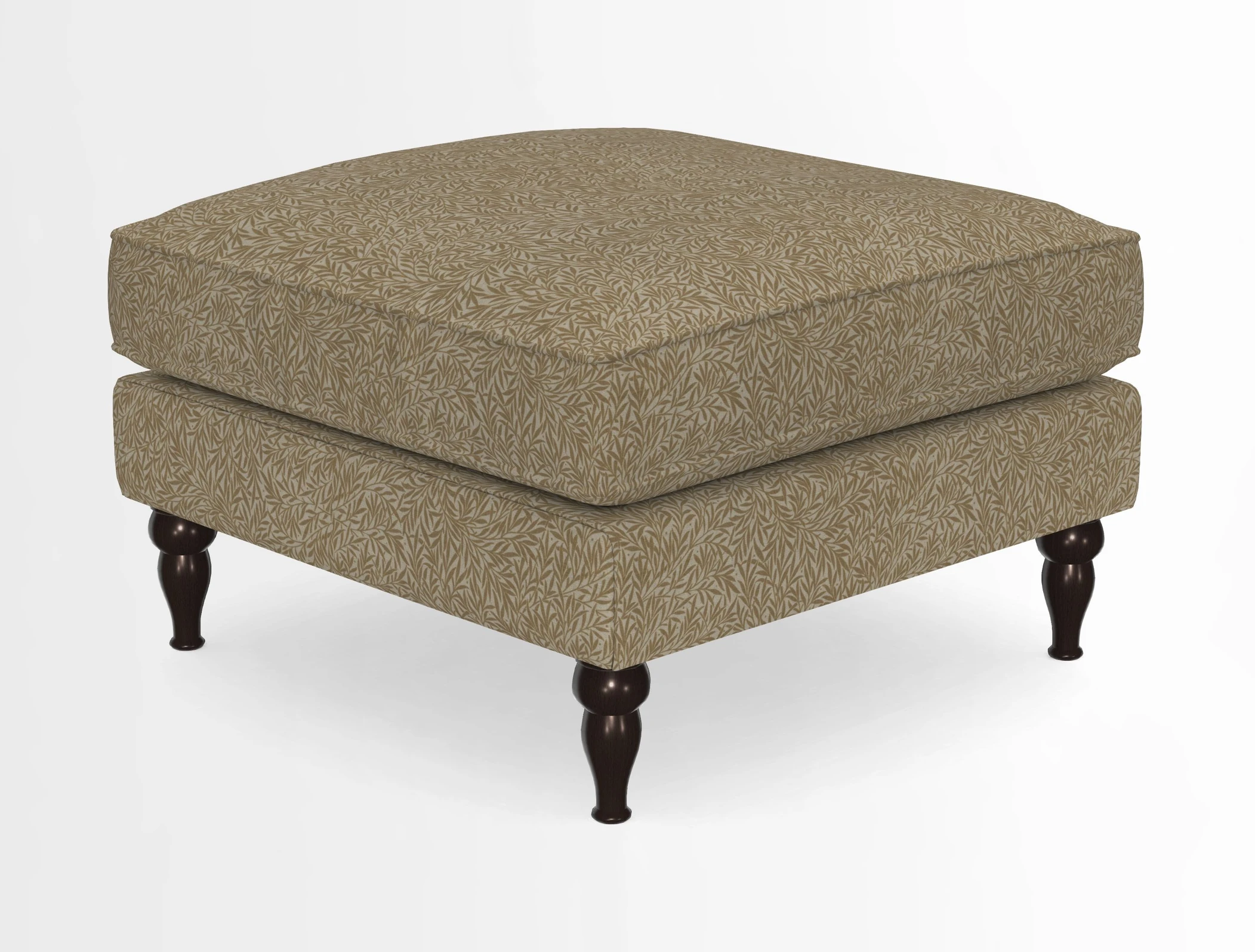 Cooksbridge Standard Footstool in Two Tone Plain Biscuit