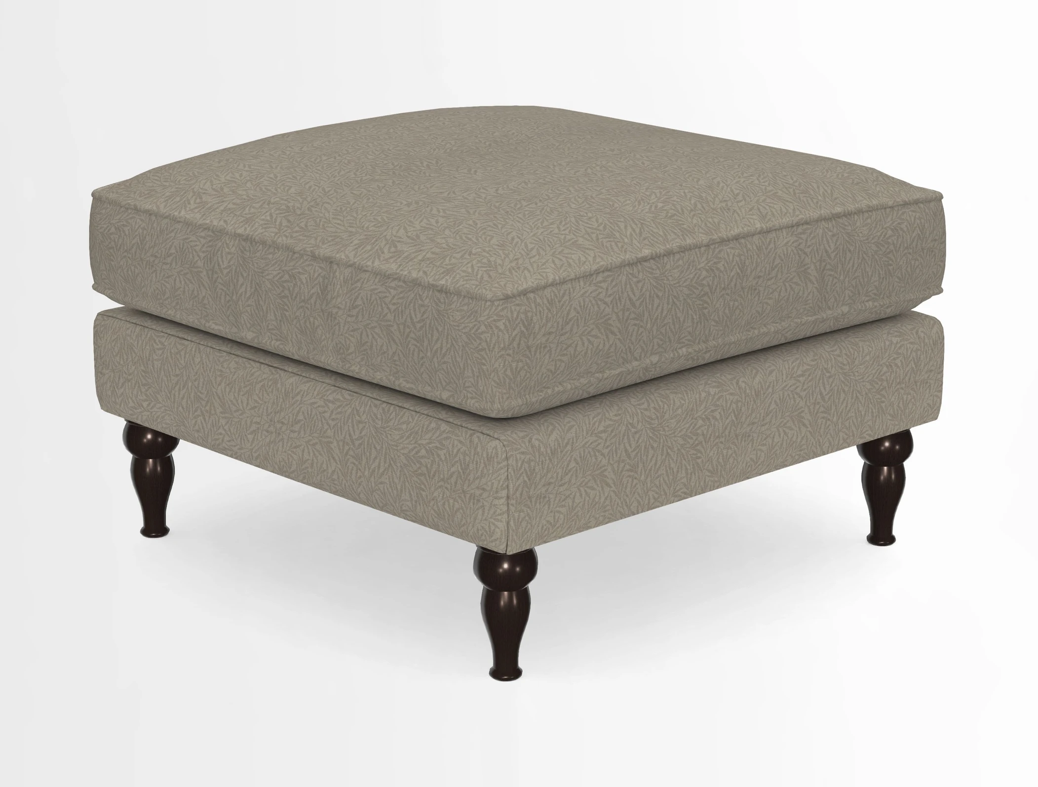 Cooksbridge Standard Footstool in Two Tone Plain Biscuit