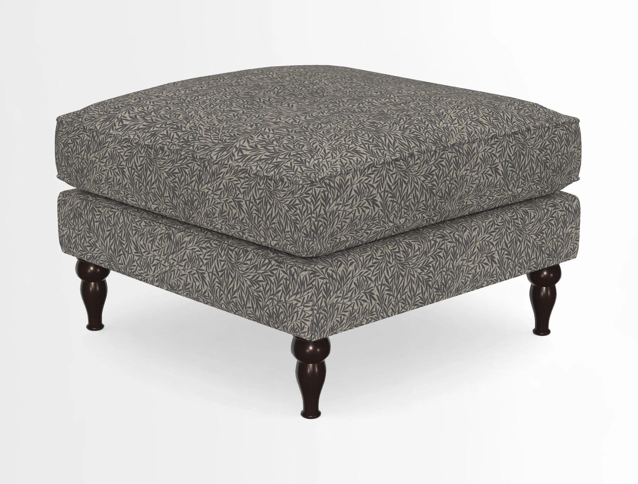 Cooksbridge Standard Footstool in Two Tone Plain Biscuit