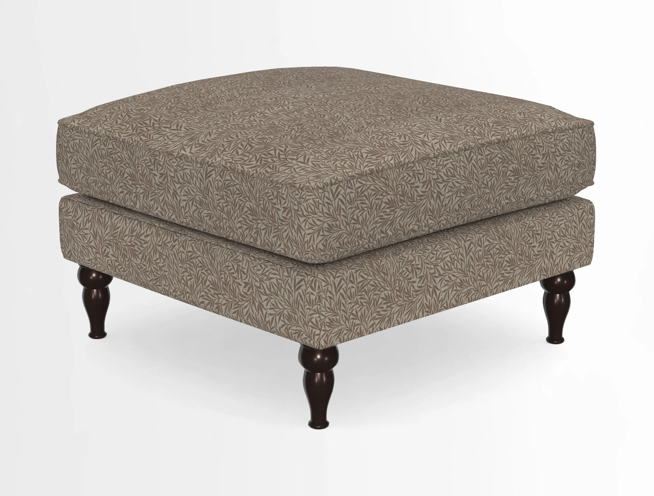 Cooksbridge Standard Footstool in Two Tone Plain Biscuit