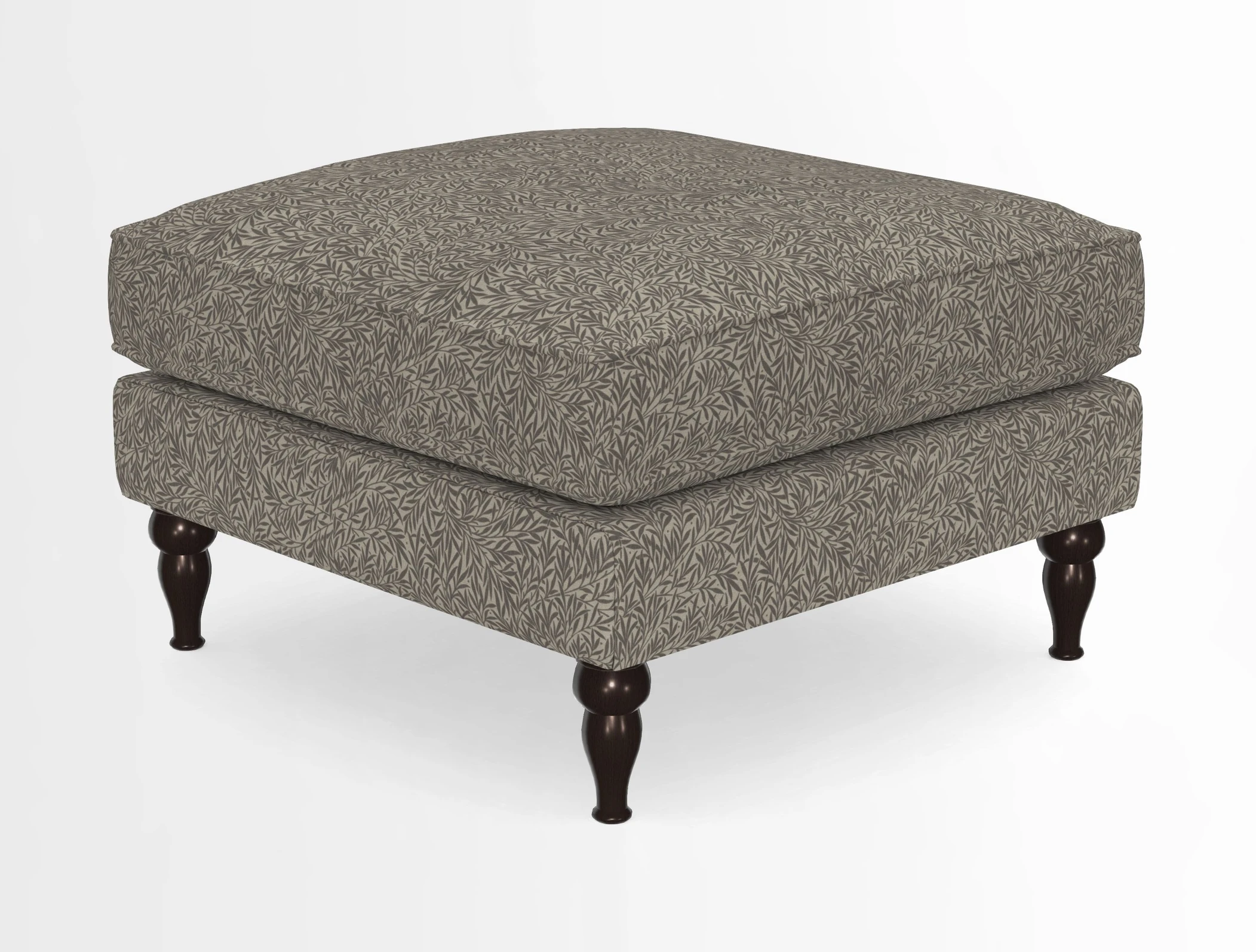 Cooksbridge Standard Footstool in Two Tone Plain Biscuit