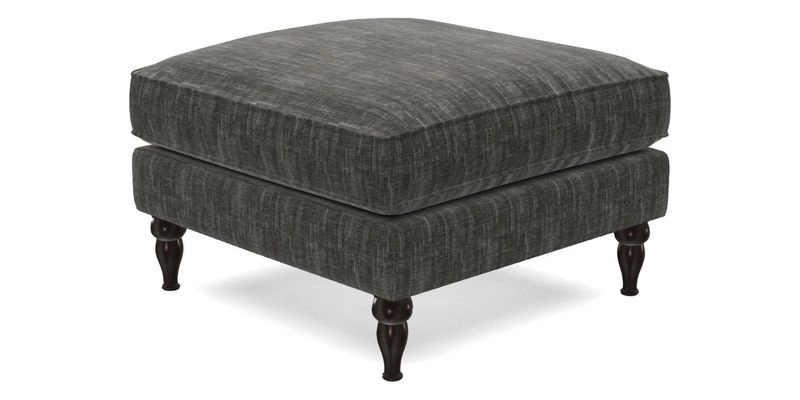Cooksbridge Standard Footstool in Two Tone Plain Biscuit