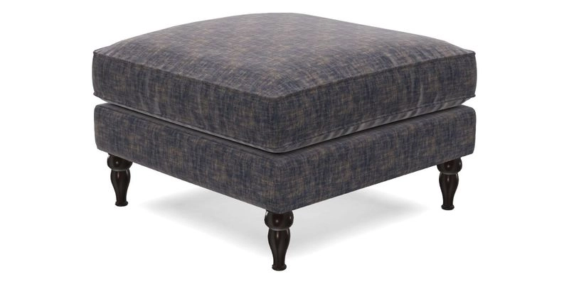 Cooksbridge Standard Footstool in Two Tone Plain Biscuit