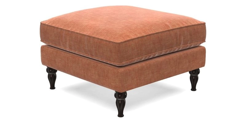 Cooksbridge Standard Footstool in Two Tone Plain Biscuit