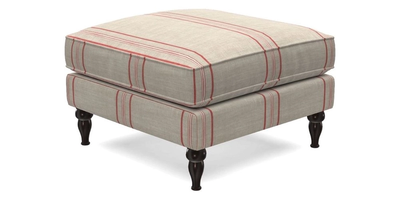 Cooksbridge Standard Footstool in Two Tone Plain Biscuit