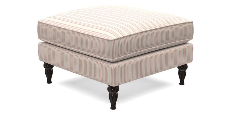 Cooksbridge Standard Footstool in Two Tone Plain Biscuit