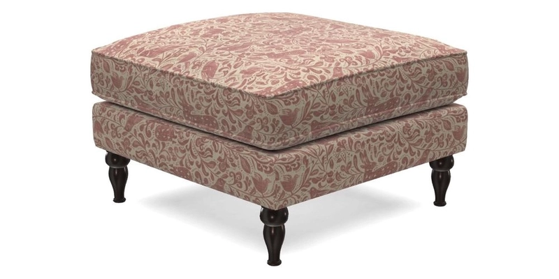 Cooksbridge Standard Footstool in Two Tone Plain Biscuit