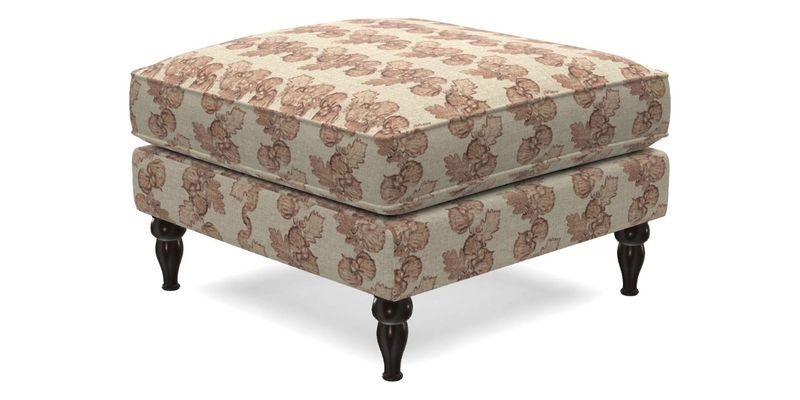 Cooksbridge Standard Footstool in Two Tone Plain Biscuit