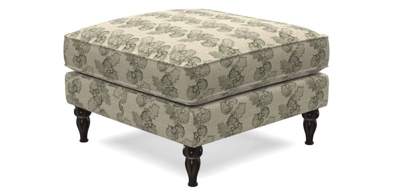 Cooksbridge Standard Footstool in Two Tone Plain Biscuit