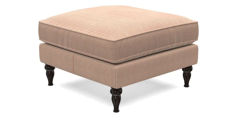 Cooksbridge Standard Footstool in Two Tone Plain Biscuit