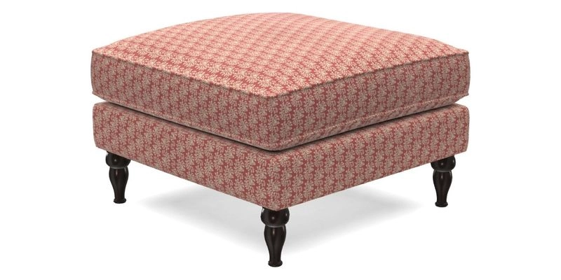 Cooksbridge Standard Footstool in Two Tone Plain Biscuit