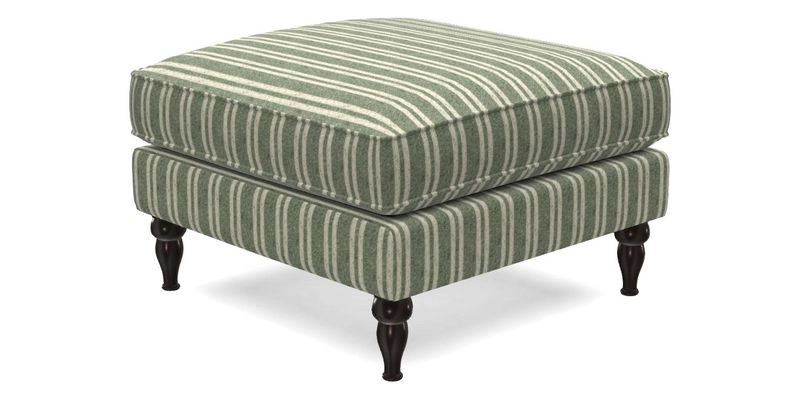 Cooksbridge Standard Footstool in Two Tone Plain Biscuit