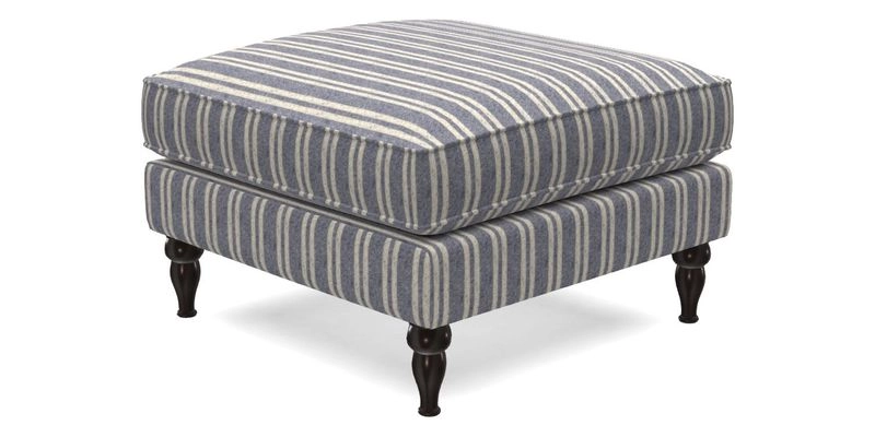 Cooksbridge Standard Footstool in Two Tone Plain Biscuit