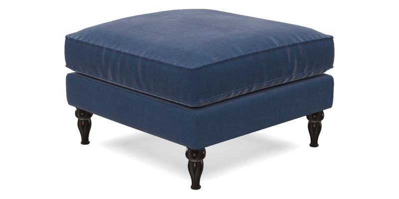 Cooksbridge Standard Footstool in Two Tone Plain Biscuit