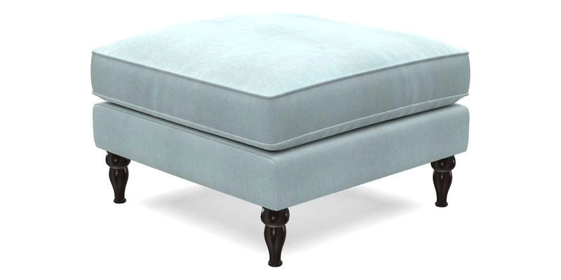 Cooksbridge Standard Footstool in Two Tone Plain Biscuit