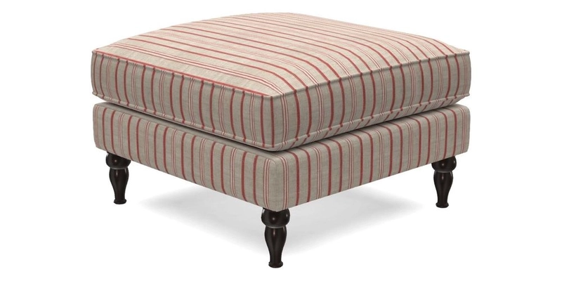 Cooksbridge Standard Footstool in Two Tone Plain Biscuit