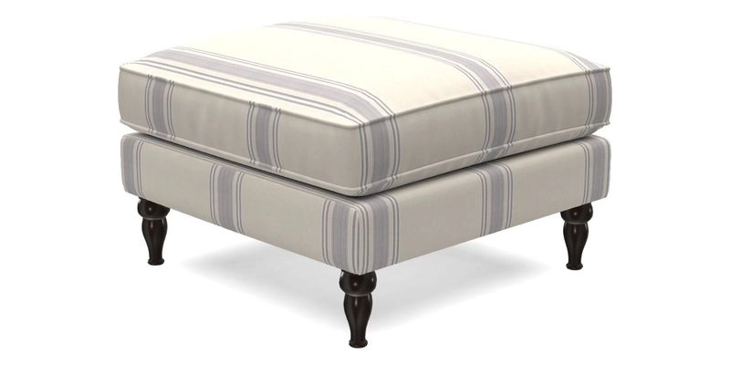 Cooksbridge Standard Footstool in Two Tone Plain Biscuit